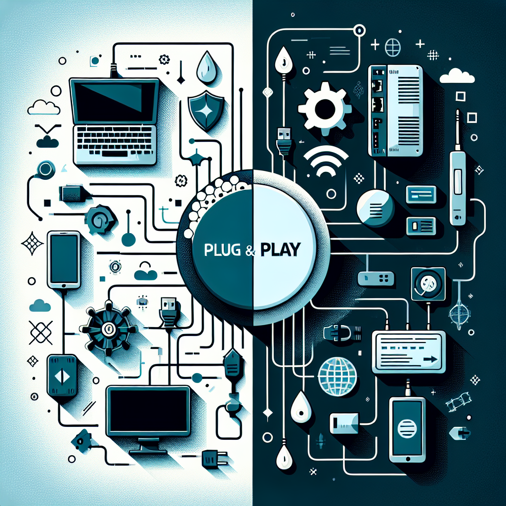 What is the difference between Plug & Play and managed network devices?